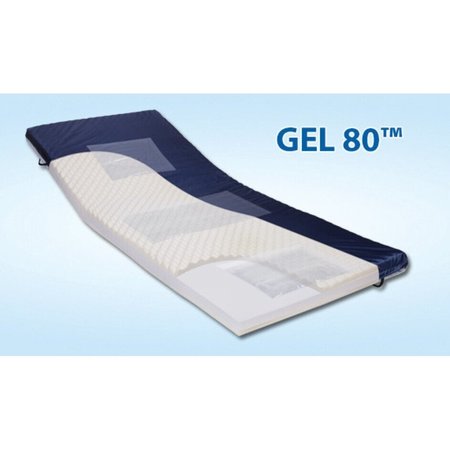 GEO-MATTRESS Gel/Foam overlay for 80"L x 35"W mattress GEL-80